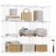 96cm H x 96cm W Metal Bookcase-2095900651