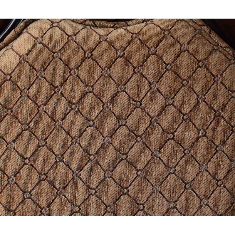 Chaise avec accoudoirs en tissu Bevelyn
