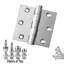 Charnière de porte simple 3 po H x 3 po-71108023