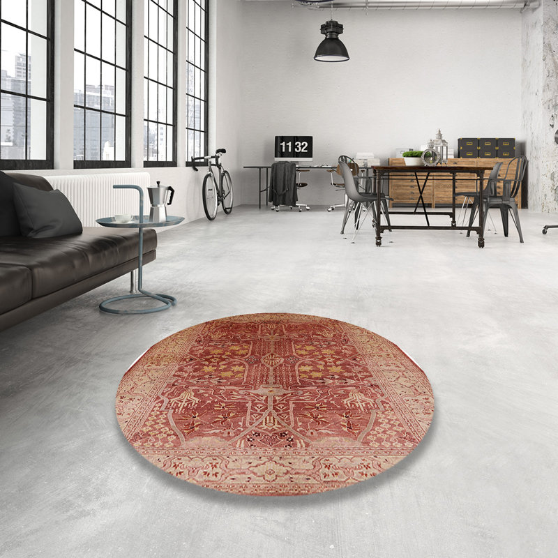 Faer Oriental Indoor Rug, Round 5'