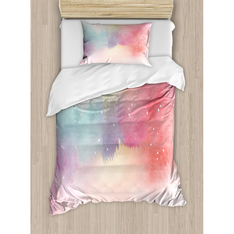 Modern & Contemporary Abstract Duvet Cover, Twin Duvet Cover + 1 Standard Sham
