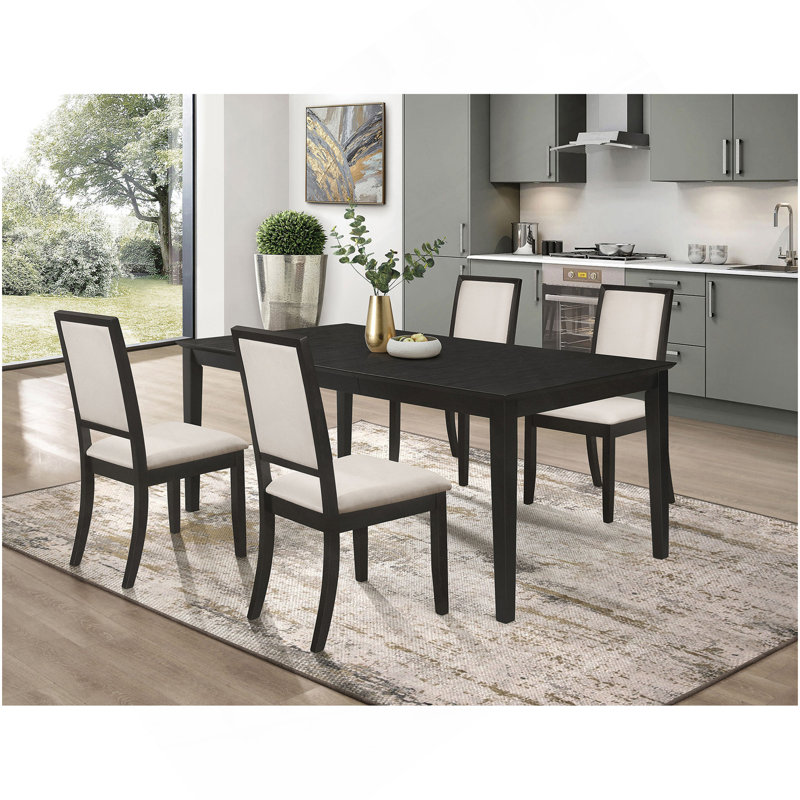 Daniela Black 5-Piece Dining Set