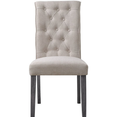 Yabeina Linen Side Chair (Set Of 2)