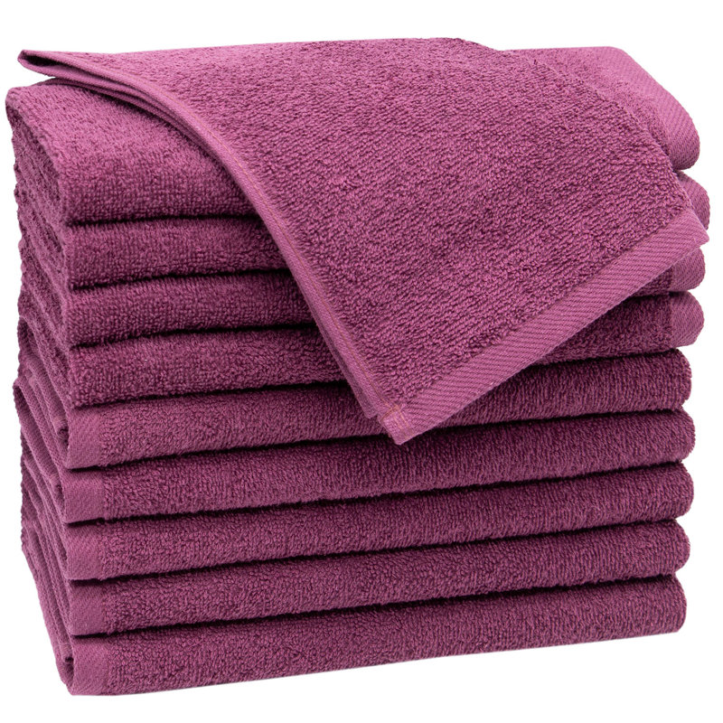 Midweight Fingertip Towel, Blackberry