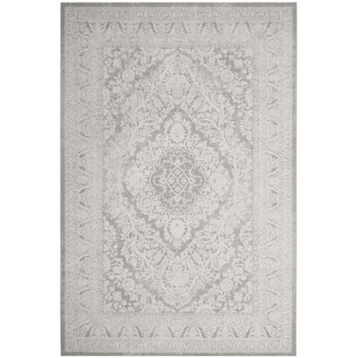 Calidia Power Loom Light Gray/Cream Rug
