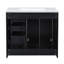 Meuble-lavabo 36 po avec lavabo en céramique-601816675