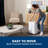 GE® 50 Pint Portable Dehumidifier with Smart Dry for Wet Spaces