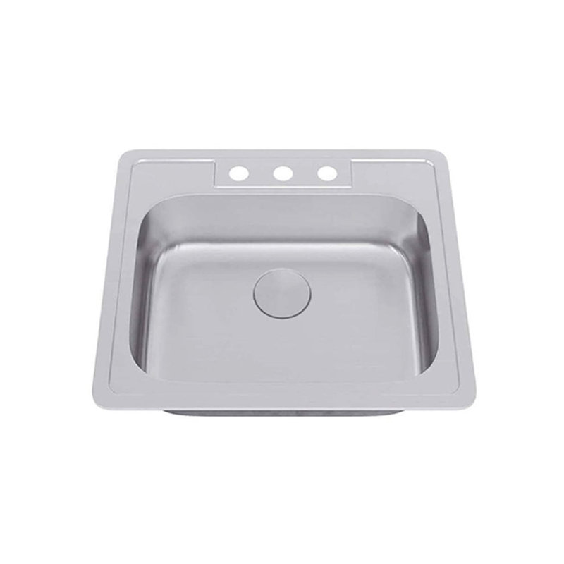 25'' L Single Bowl Stainless Steel Kitchen Sink