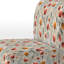 Meadow Floral Pattern I - Upholstered Cottage Accent Slipper Chair