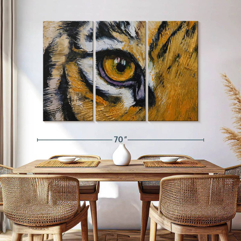 Tiger Eye, 42" H x 65" W