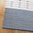Martha Stewart 9625 Hand Woven Wool/Cotton Geometric Rug in Navy/Ivory-111663681