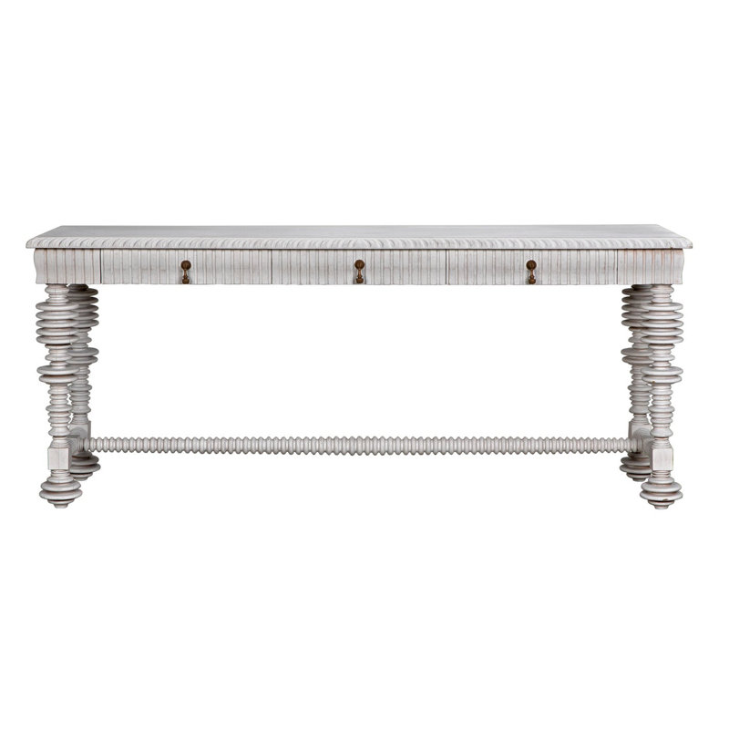 Console en bois massif 72,5 "Portugaise