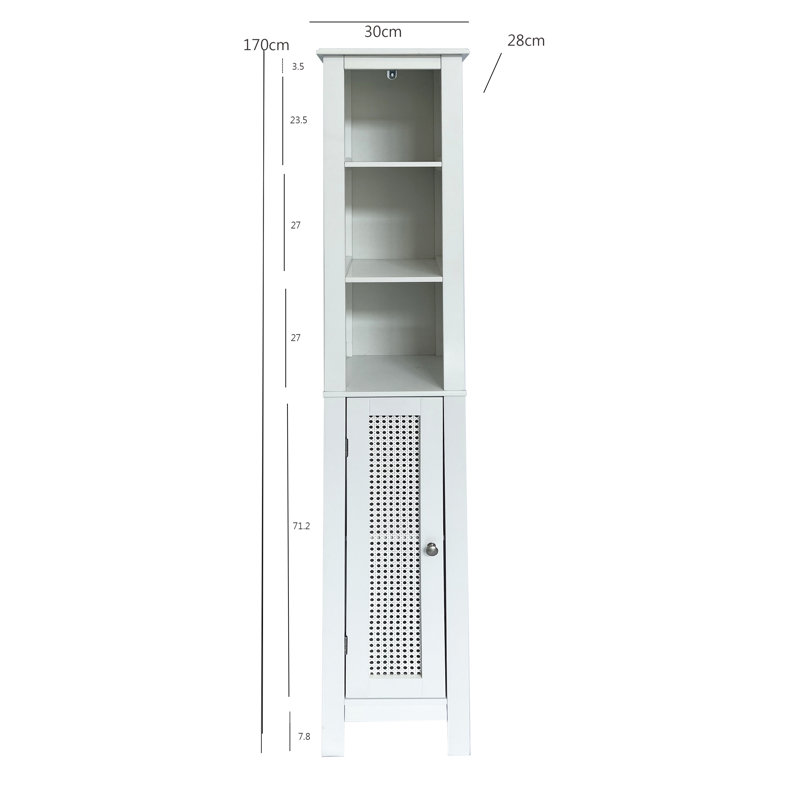 Abdulwali MDF Bathroom Cabinet