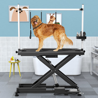 46.80 H x 47 W x 26.00 D Pet Grooming Table