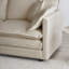 Repose-pieds rond en velours de 24 po-137874523