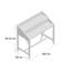 Muirfield Solid Wood Solid Wood Writing Desk-93830984