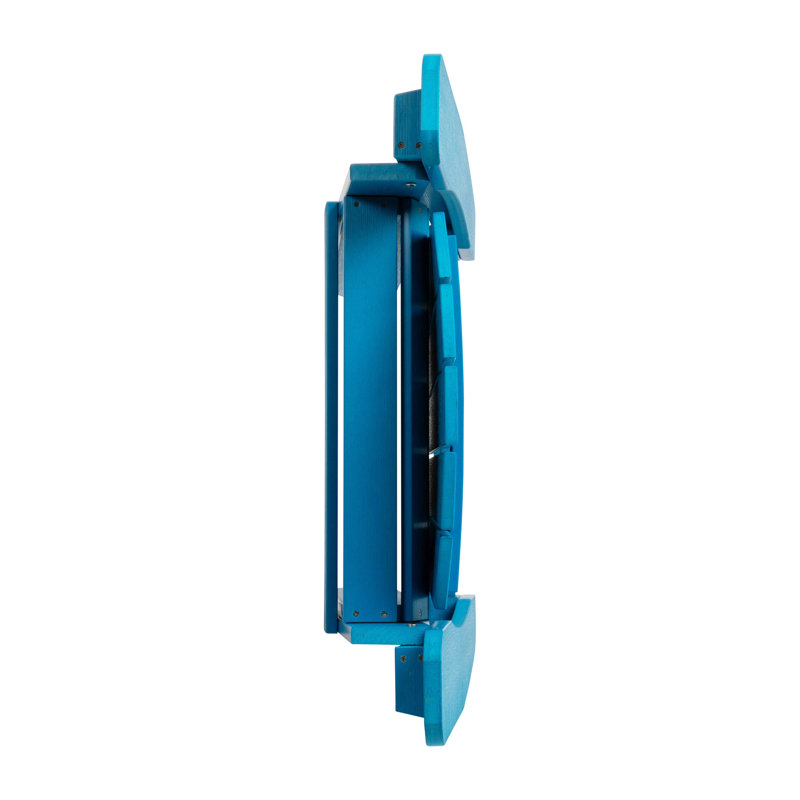 Chaise Adirondack pliante en résine Balasi, Bleu