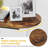 Jadus 25.6'' Tall Tray Top C Table End Table, Unique Curved Table Top Design