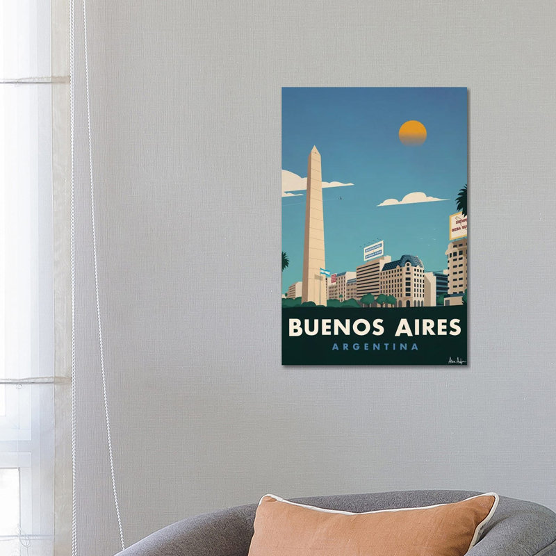 Buenos Aires by IdeaStorm Studios - Wrapped Canvas Print, 66.04 cm H x 45.72 cm W x 3.175 cm D