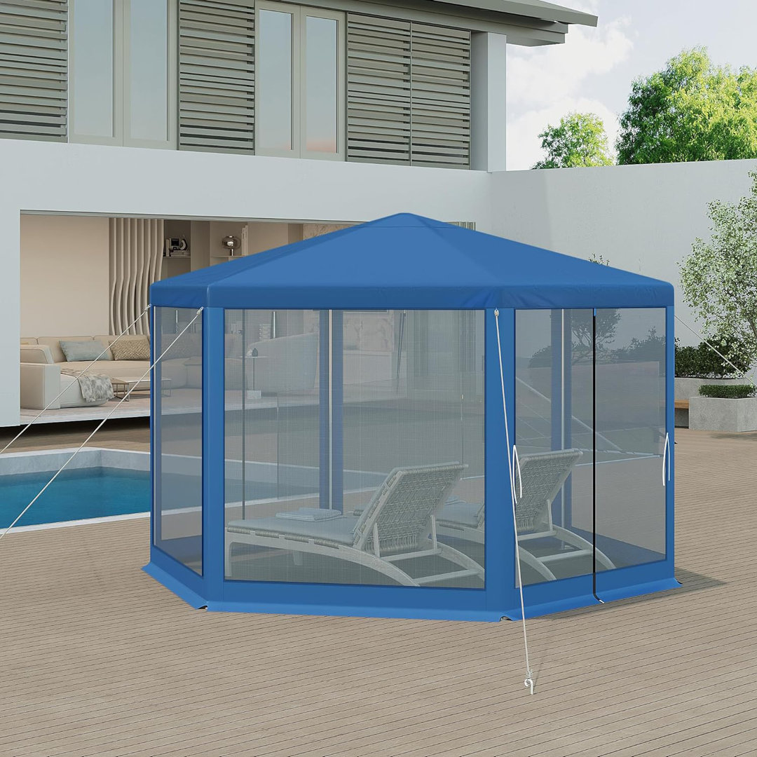 400 cm x 300 cm Pavillon Bruckner aus Metall