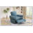 Manual Recliner Sofa With Swivel And Rocker, Adjustable Backrest For Ultimate Comfort In Living Room, Bedroom, Or Nursery-809687672