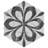 Classico Bardiglio Daisy 7" x 8" Porcelain Patterned Wall & Floor Tile