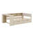 Full Size Platform Bed With Shelves, Drawers, Charging Station And Upholstered Headboard-2066346225-2066346230