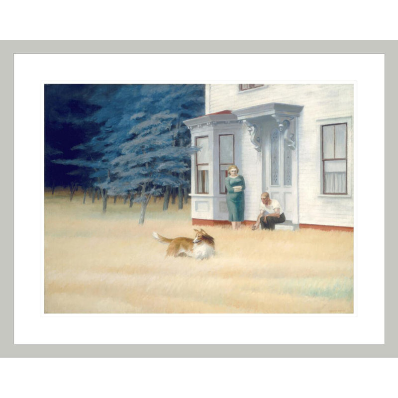 Cape Cod Evening by Edward Hopper -Framed Giclee Print, 23.5" H x 29.41" W