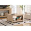 Tables basses avec rangement, table de ferme en bois aggloméré 31,5 po