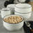 BIA Cordon Bleu Set Of 4, Stackable Black Rim Bowls, 6", 28 Oz.