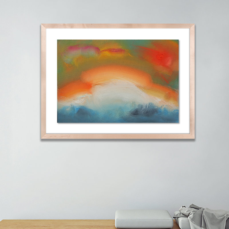 Turner Waltzer Print by Charles Stuart, 29" H x 40" W x 2.5" D, Natural