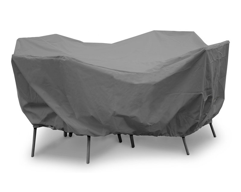 Weathermax™ Outdoor Patio Dining Set Cover, 36" H x 114" W x 114" D, Grey