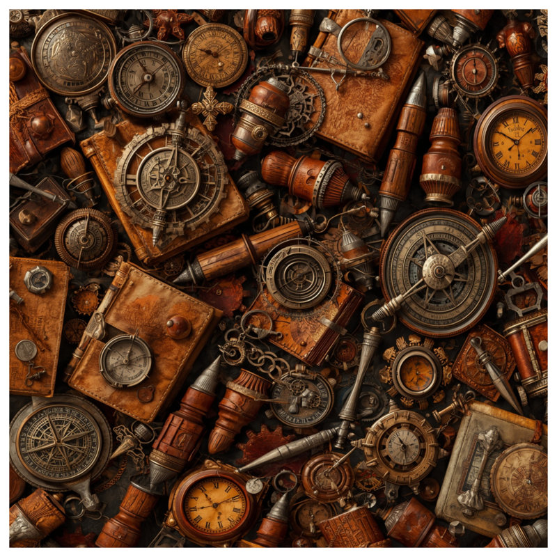 Couvre-lit matelassé Steampunk Gears And Clocks, toutes tailles, Lit simple