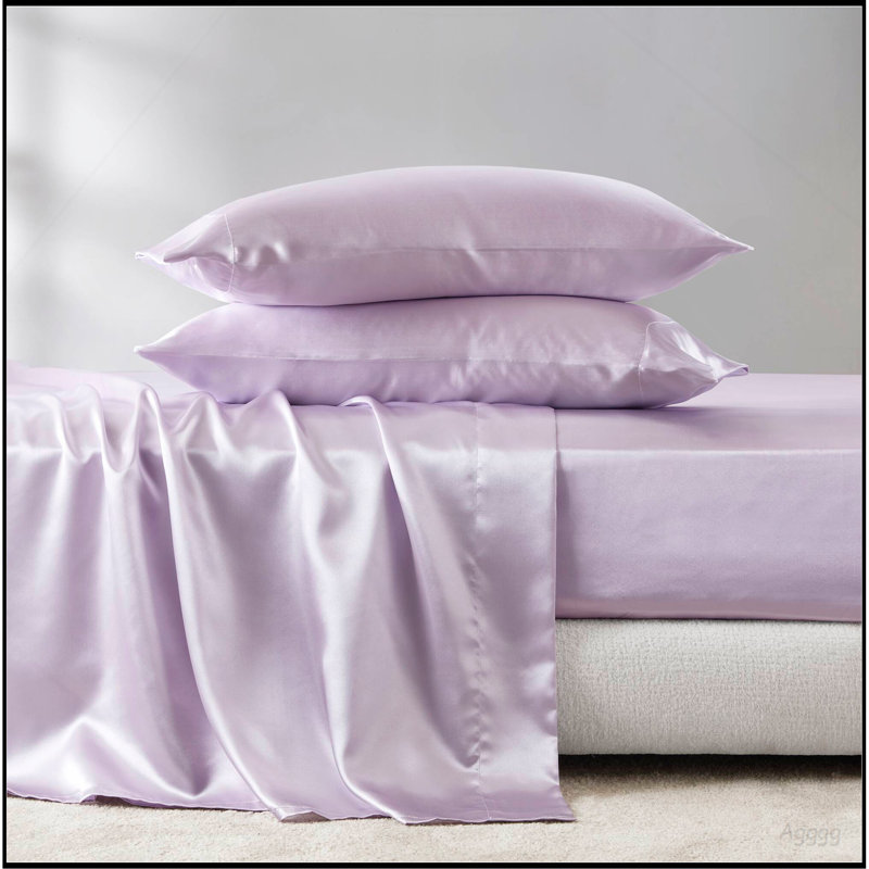 Luxury Sheet Set Full, Full Duvet Cover + 5 Additional Pieces, Lilac