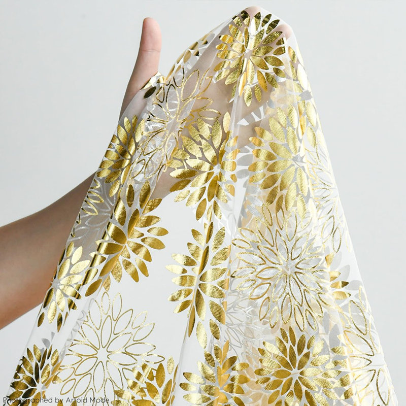 Chemin de table Dahlia Flower Gauze