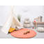 Round Wool Hand Woven Area Rug-38568146