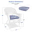 Chaise de patio avec coussins Burrowes-26962521-21220049