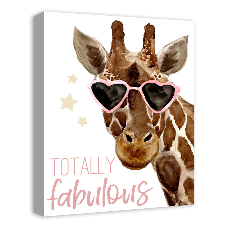 Reproduction d’art sur toile, girafe fabuleuse