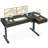 Electric Standing Desk With 4 Under-desk Drawers, Height-adjustable Desk With Built-in Power Outlets,standing Desk With Reversible Structure,home Office Desk With Hidden Desk-mounted Cable Management Tray-1255763392