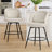 26" H Swivel Counter Stool with Metal Frame-646976536-647515488