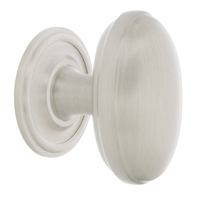 Nostalgic Warehouse Homestead Brass 1 3/4" Cabinet Knob with Classic Rose