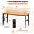 Solid Wood Top Height-Adjustable Workbench-1041103619