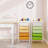 Five-Drawer Trolley, Home Office And Classroom Storage Space, Multi-Functional Trolley With Movable Drawers For Handles, Tools, Toys And Craft Materials, (Green)