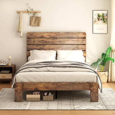 Wood Platform Bed Frame