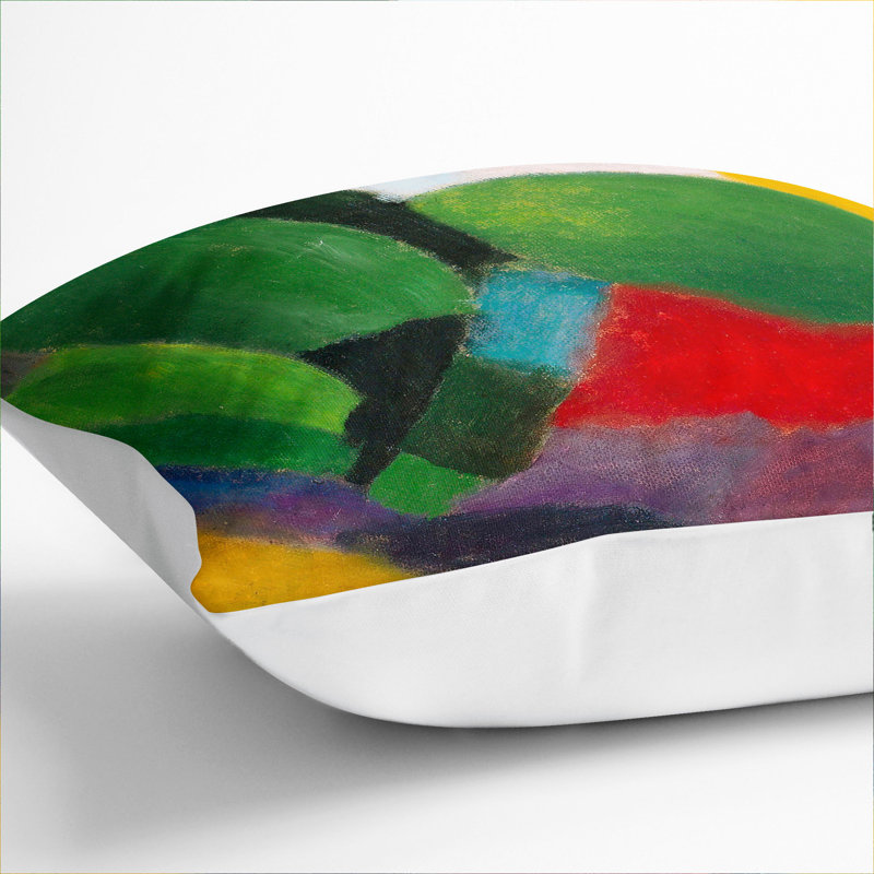 Landscape Variation Vol.2 Square Throw Cushion, White, 55cm H x 55cm W x 20cm D