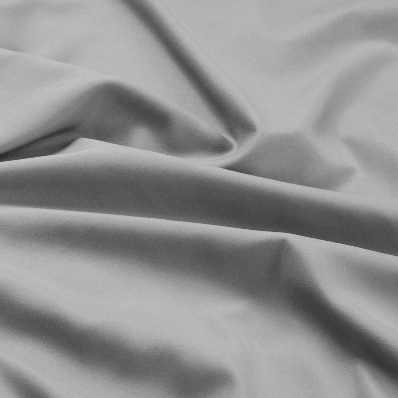 Luxury 4-Piece Microfiber Duvet Cover Complete Set, Super King Duvet Cover + 3 Additional Pieces, Grey