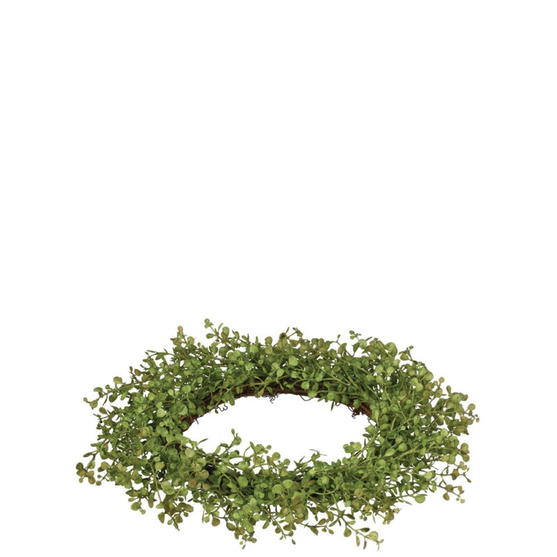 Couronne de gazon artificiel, H 14 po x l 3 po x P 14 po