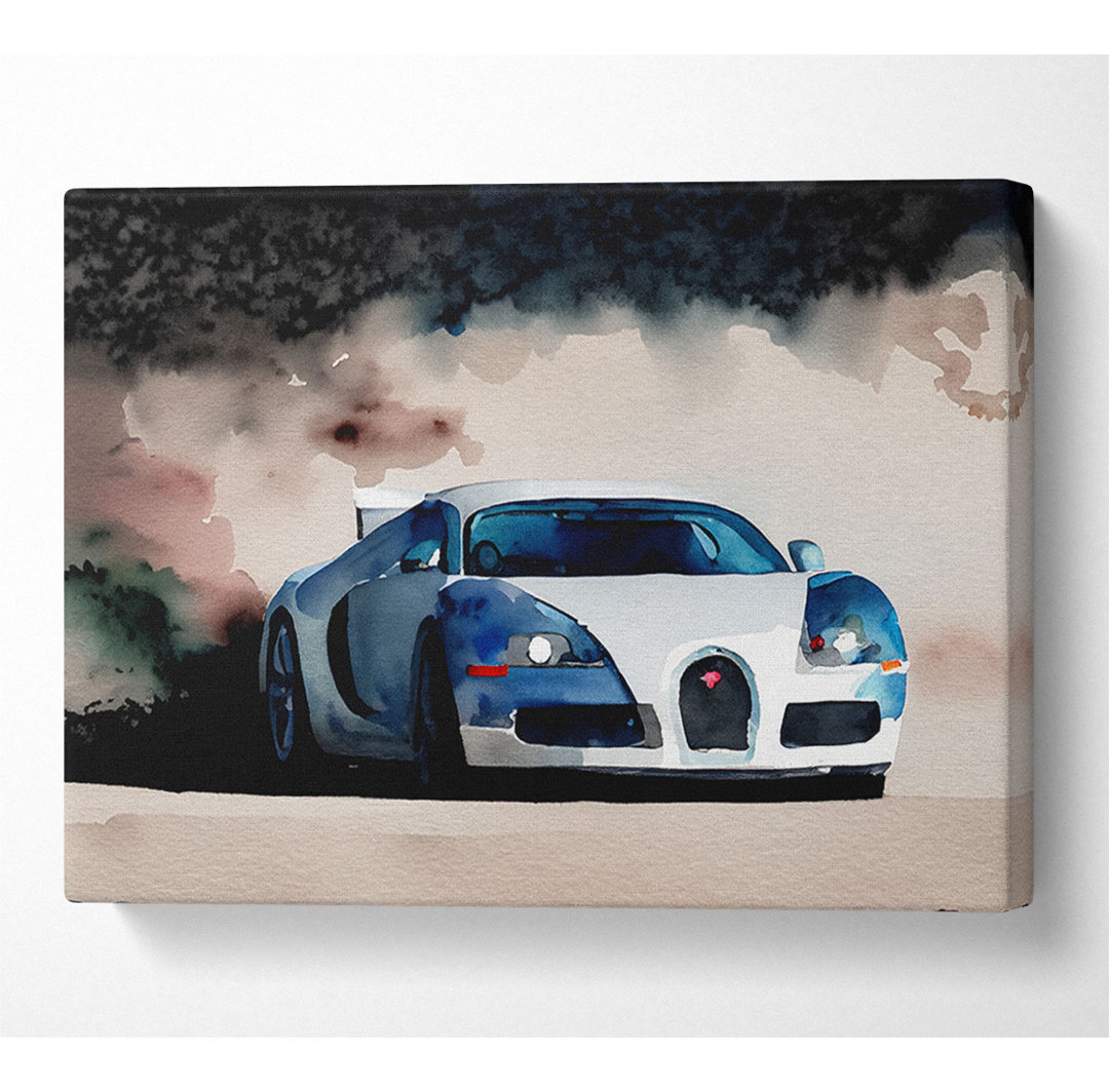 Bugatti Veyron Drive - Kunstdrucke auf Leinwand - Wrapped Canvas