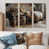 Toile naturelle avec cadre flottant