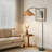 Millerville 70.5" Rattan Arched Floor Lamp-684571043